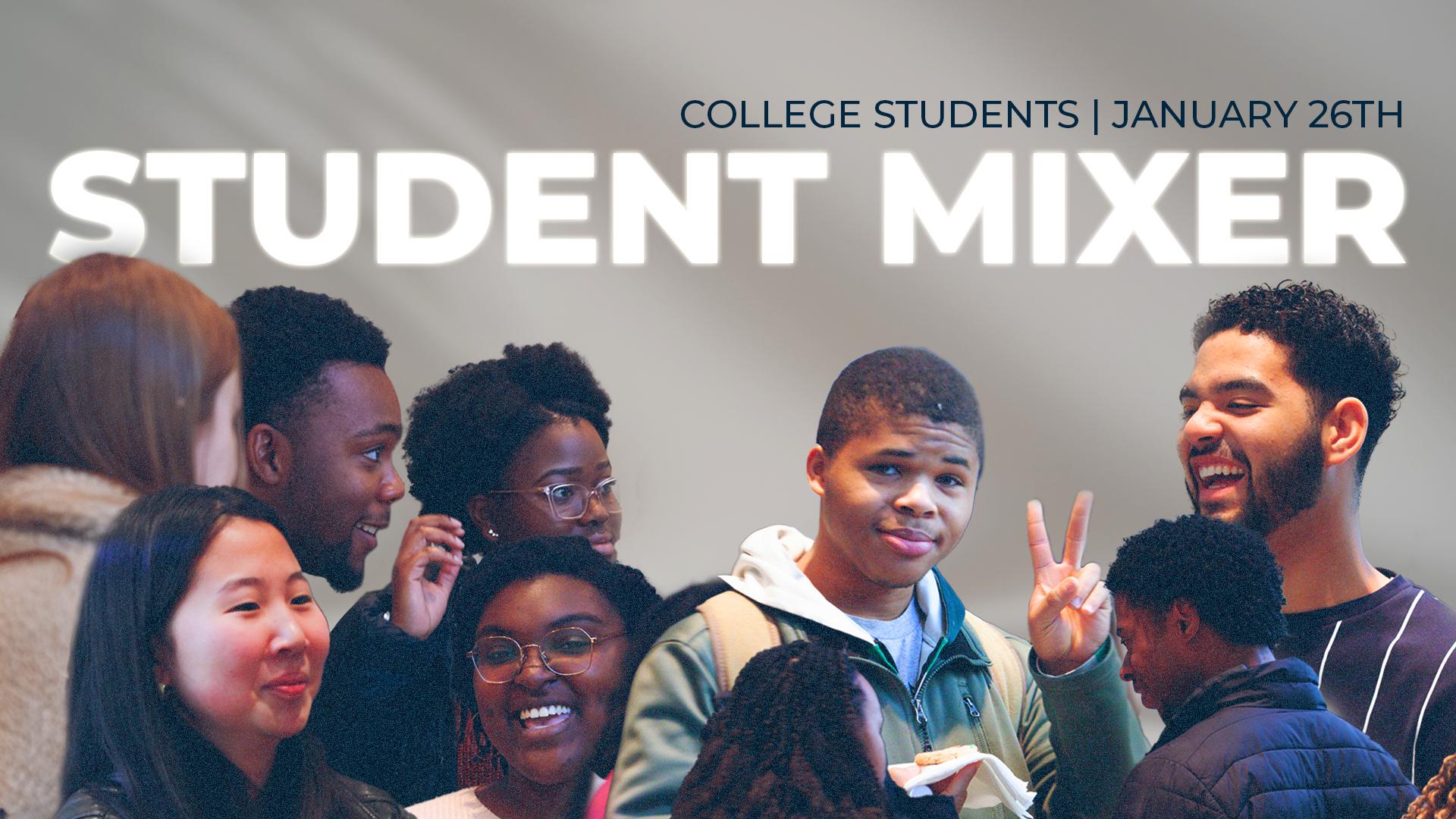 student mixer graphic