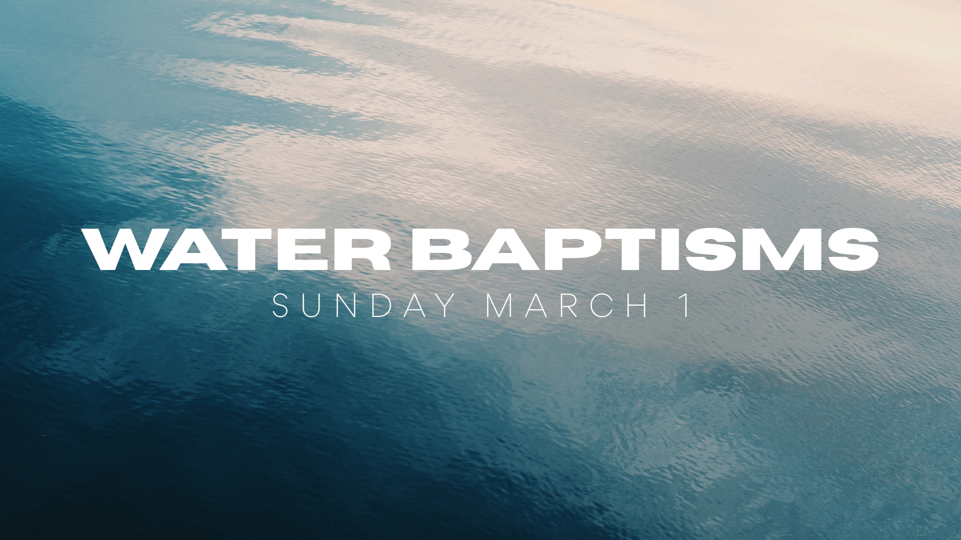 baptisms