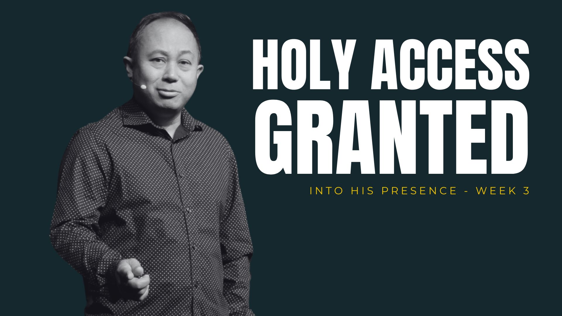 The Cross Sermon Graphic Pastor Bomi