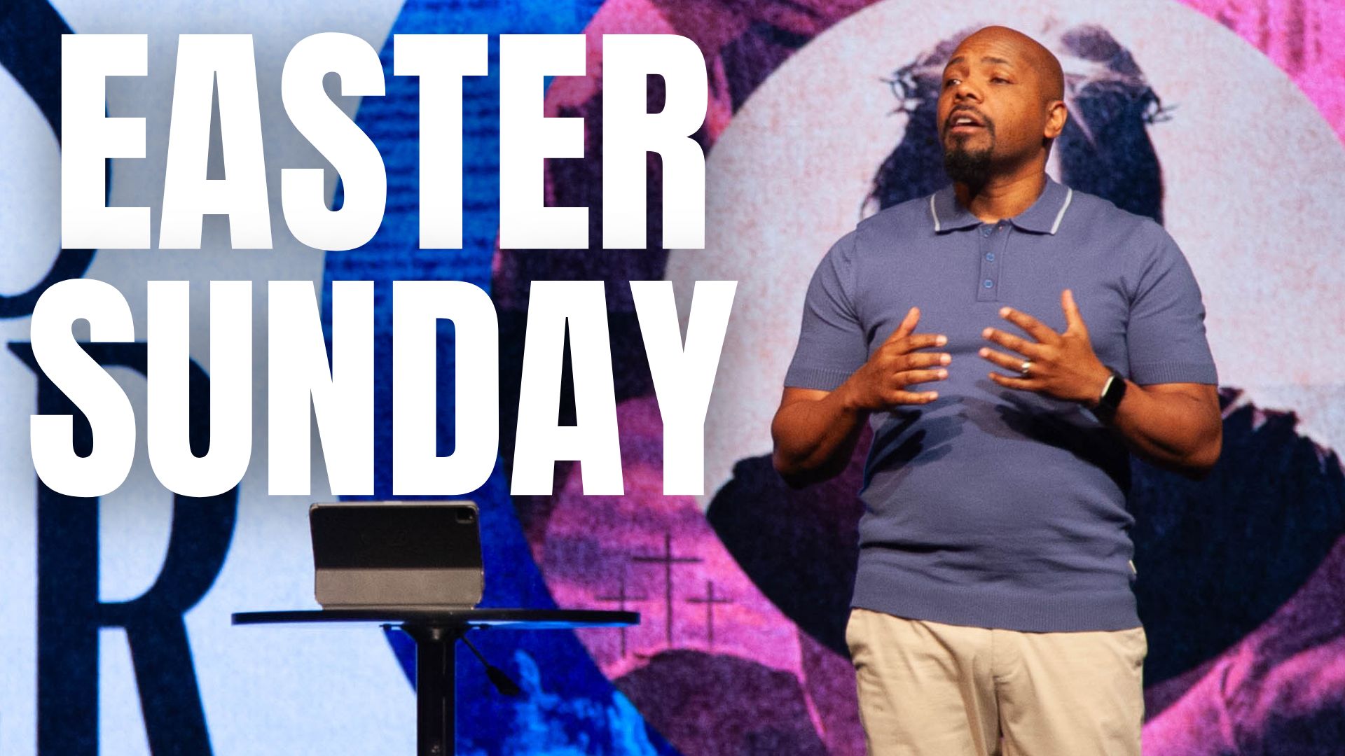 The Cross Sermon Graphic Pastor Bomi