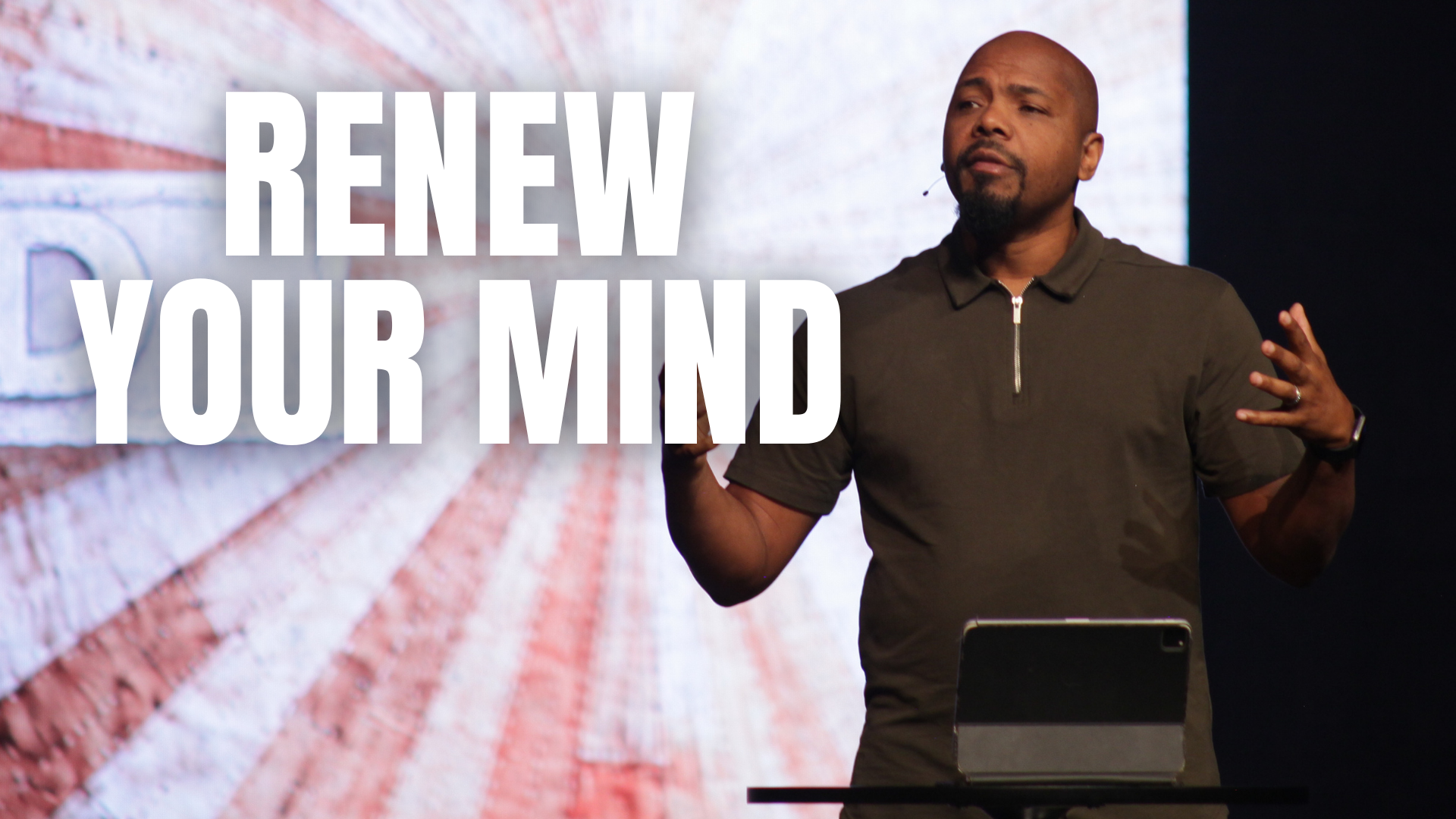 1 The Cross Sermon Graphic Pastor Bomi