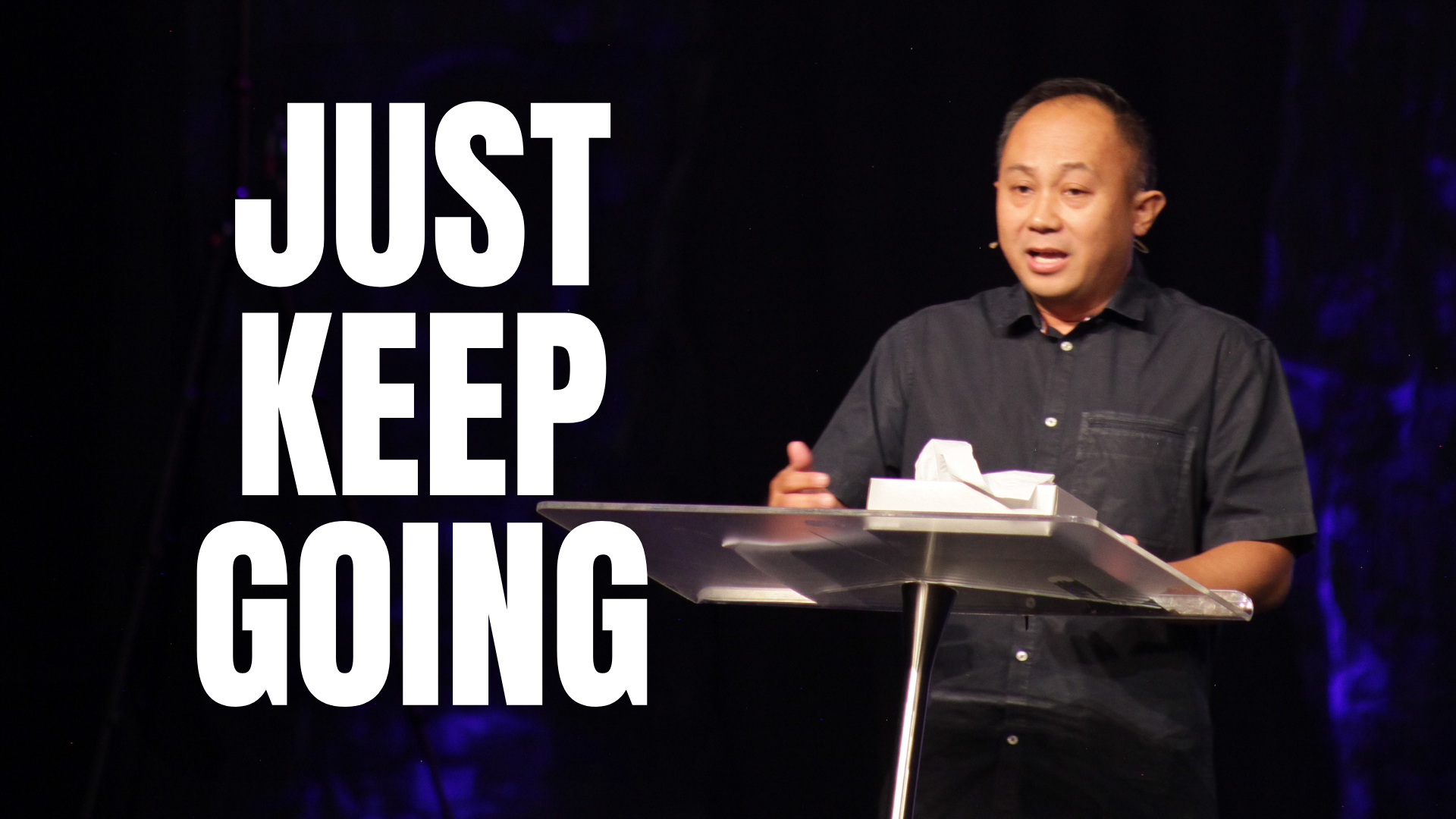 1 The Cross Sermon Graphic Pastor Bomi
